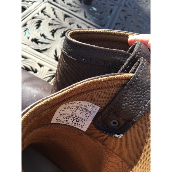 Schmidt Waterproof Composite Toe Work Boot, 12 W, Leather and Man-Made Upper - Picture 3 of 6